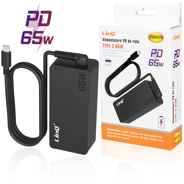 Chargeur PD USB-C 65W (PD6570)