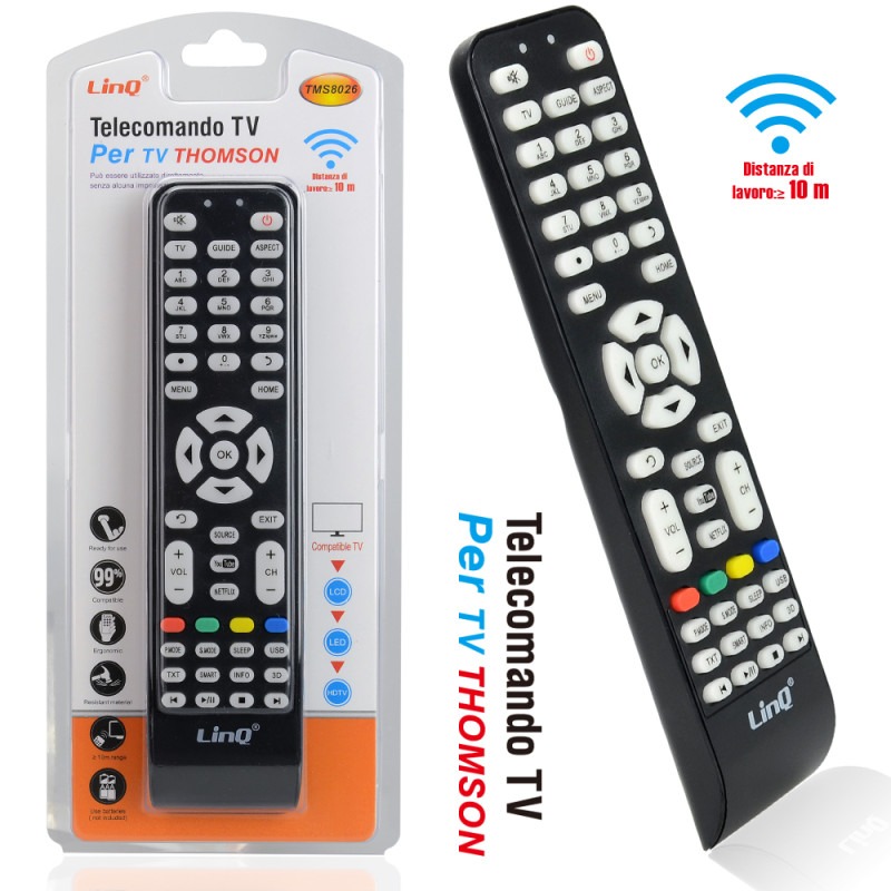 Télécommande pour téléviseur LCD Thomson, compatible avec W