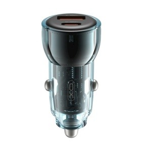 Adaptateur double USB+USB-C -30W-voiture (XO-CC60)