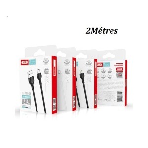 Cable Lightning 2Mètres(XO-NB200-2L)
