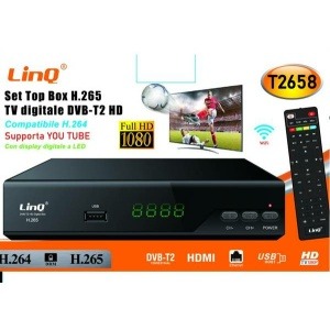 Récepteur numérique terrestre HD DVB-T2(T2658)