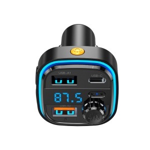 Transmetteur Fm et Chargeur voiture 3.1A (BCC08)