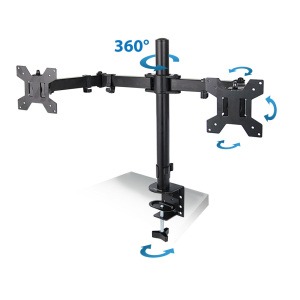 Support de Bureau Double Ecran 10"-27" (ERW018)
