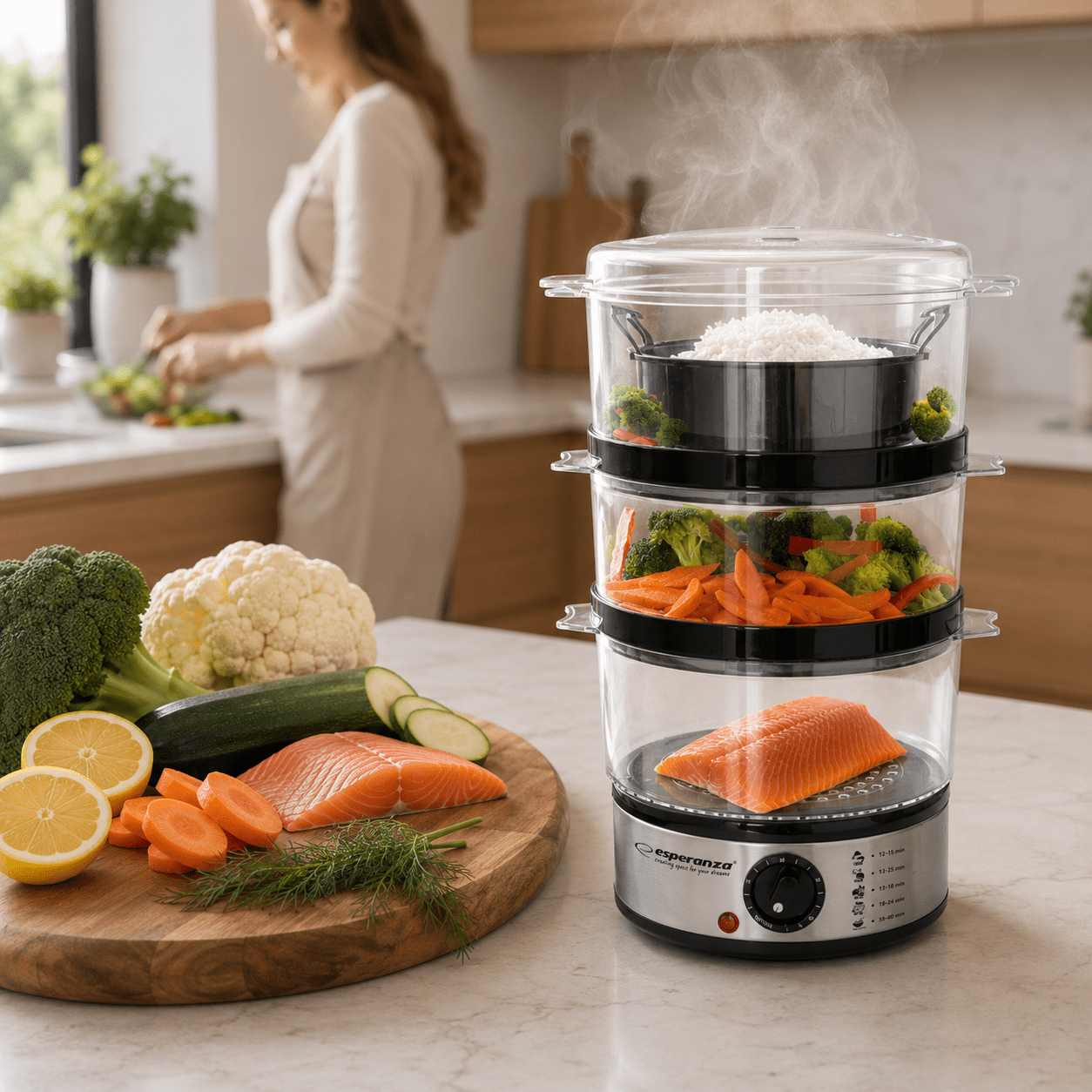 Cuiseur Vapeur Steam Volcano (EKG009) – Image 2