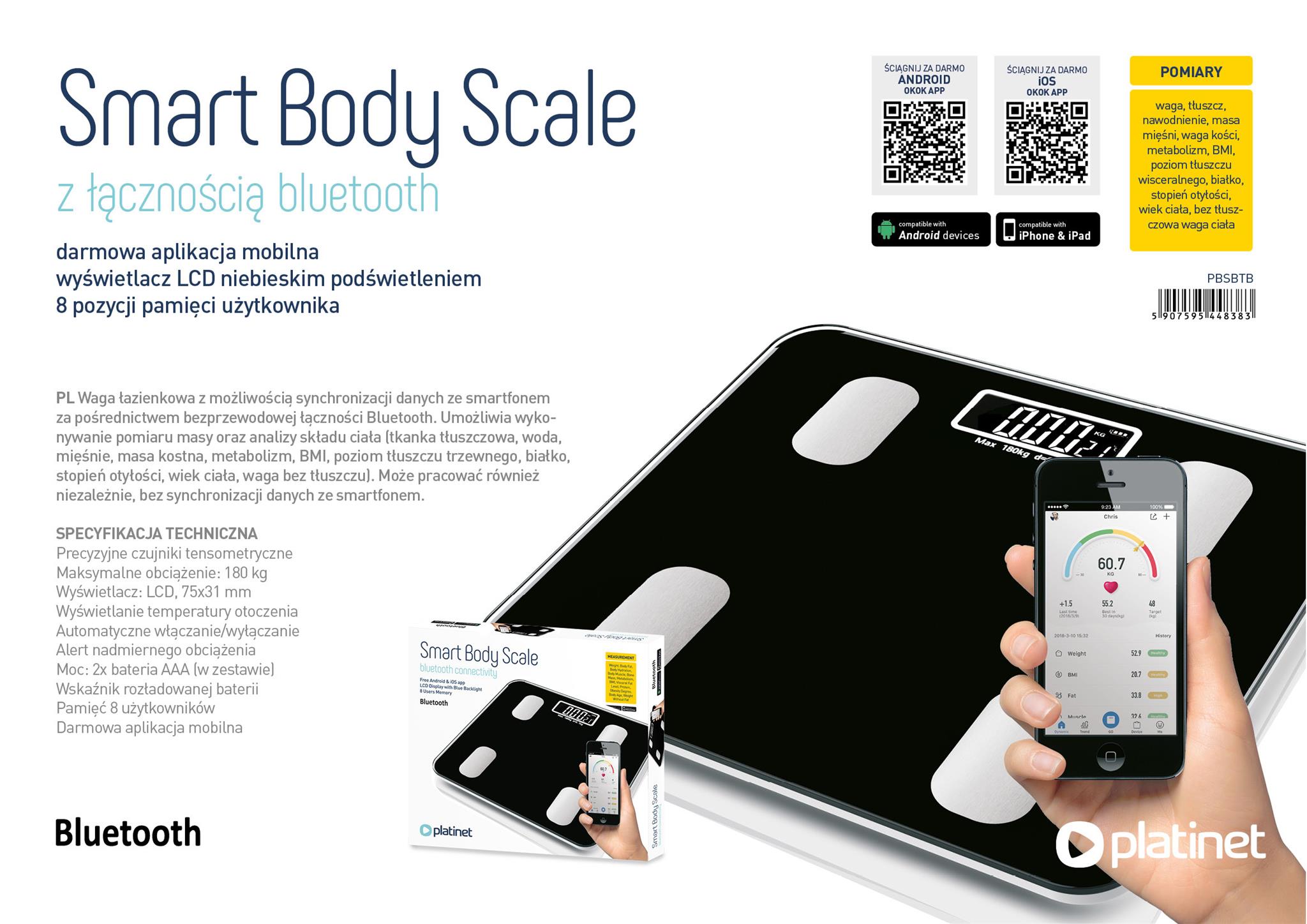 Balance Corporelle Bluetooth (PBSBTB) – Image 2